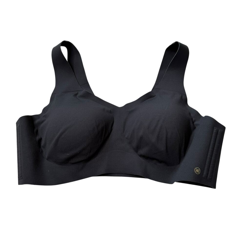 HONEYLOVE Black V-Neck Seamless Pullover Bra Women's Size 2X